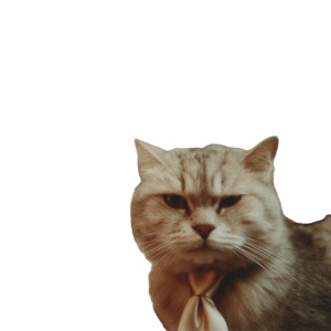 Angry Office Cat Vinyl Car Decal Sticker – Waterproof & UV-Resistant 8" Angry Office Cat Vinyl Car Decal Sticker – Waterproof & UV-Resistant 8"