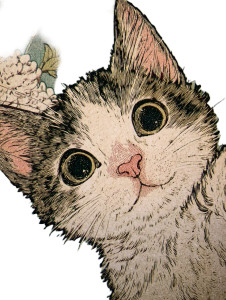 Cute Cat Selfie Vinyl Car Decal Sticker – Waterproof & UV-Resistant 8"