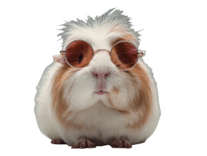 Sunglasses Guinea Pig Vinyl Car Decal Sticker – Waterproof & UV-Resistant 8" Sunglasses Guinea Pig Vinyl Car Decal Sticker – Waterproof & UV-Resistant 8"