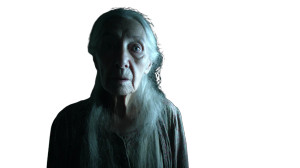 Elderly Witch Woman Vinyl Car Decal Sticker – Waterproof & UV-Resistant 8"