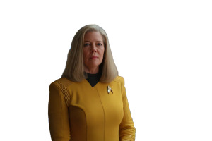 Star Trek Commander Vinyl Car Decal Sticker – Waterproof & UV-Resistant 8"