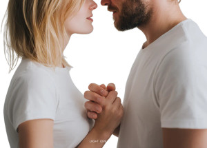 Couple Holding Hands V2 Vinyl Car Decal Sticker – Waterproof & UV-Resistant 8"