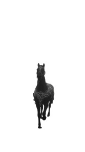 Abandoned Carousel Horse Vinyl Car Decal Sticker – Waterproof & UV-Resistant 8"