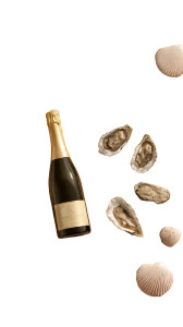 Champagne Bottle Vinyl Car Decal Sticker – Waterproof & UV-Resistant 8"