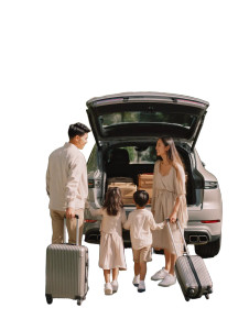 Family Road Trip V2 Vinyl Car Decal Sticker – Waterproof & UV-Resistant 8"