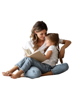 Reading Together V4 Vinyl Car Decal Sticker – Waterproof & UV-Resistant 8"