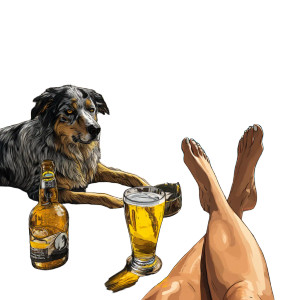 Sunbathing Girl Vinyl Car Decal Sticker – Waterproof & UV-Resistant 8"