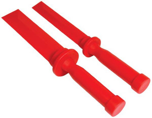 Performance Tool Chisel W83199 1 Inch/2 Inch Blade Width; Plastic Blade; Plastic Handle; Set Of 2; Without Storage Bag