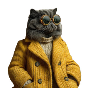 The Cat Vinyl Car Decal Sticker – Waterproof & UV-Resistant 8"