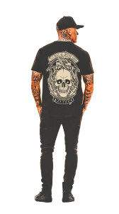 Tattooed Man Mockup V2 Vinyl Car Decal Sticker – Waterproof & UV-Resistant 8"