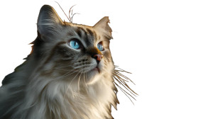 Blue-Eyed Ragdoll Cat Vinyl Car Decal Sticker – Waterproof & UV-Resistant 8" Blue-Eyed Ragdoll Cat Vinyl Car Decal Sticker – Waterproof & UV-Resistant 8"