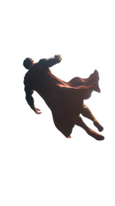 Superman Punched Vinyl Car Decal Sticker – Waterproof & UV-Resistant 8"