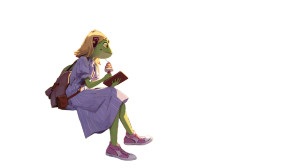 Frog-Woman Developer Vinyl Car Decal Sticker – Waterproof & UV-Resistant 8"