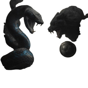 Epic Allegorical Battle Vinyl Car Decal Sticker – Waterproof & UV-Resistant 8"