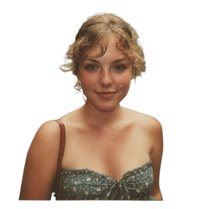 Blonde In Sundress V2 Vinyl Car Decal Sticker – Waterproof & UV-Resistant 8"