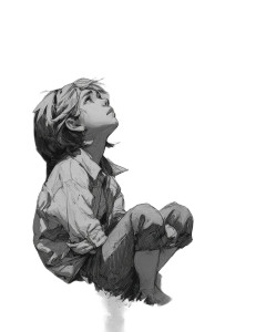 Child Under Tree Vinyl Car Decal Sticker – Waterproof & UV-Resistant 8"