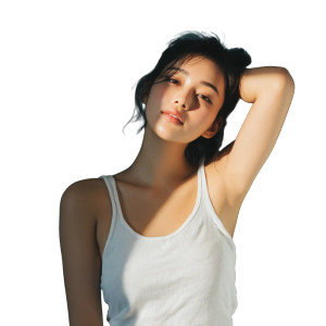 Asian Female Model V5 Vinyl Car Decal Sticker – Waterproof & UV-Resistant 8"