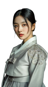 Hanbok Beauty Vinyl Car Decal Sticker – Waterproof & UV-Resistant 8"