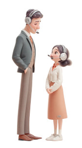 Smiling Ai Agent Vinyl Car Decal Sticker – Waterproof & UV-Resistant 8"