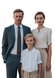 Modern Family Portrait V2 Vinyl Car Decal Sticker – Waterproof & UV-Resistant 8"