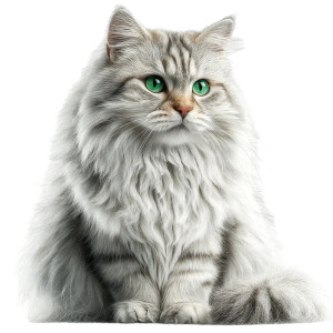 Luxurious White Tabby Vinyl Car Decal Sticker – Waterproof & UV-Resistant 8" Luxurious White Tabby Vinyl Car Decal Sticker – Waterproof & UV-Resistant 8"
