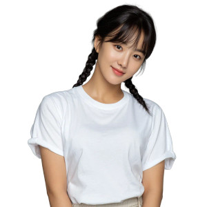 Korean Woman Vinyl Car Decal Sticker – Waterproof & UV-Resistant 8" Korean Woman Vinyl Car Decal Sticker – Waterproof & UV-Resistant 8"