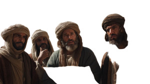 Ancient Desert Gathering Vinyl Car Decal Sticker – Waterproof & UV-Resistant 8"