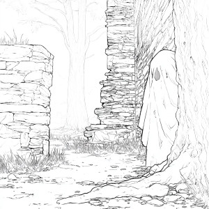 Ghostly Hide And Seek Vinyl Car Decal Sticker – Waterproof & UV-Resistant 8"