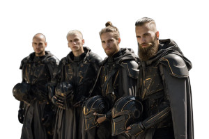 Futuristic Noble Warriors Vinyl Car Decal Sticker – Waterproof & UV-Resistant 8"