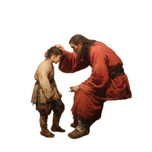 Compassionate Jesus V2 Vinyl Car Decal Sticker – Waterproof & UV-Resistant 8"