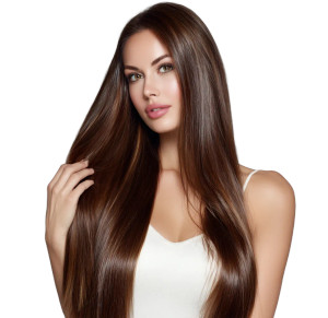 Elegant Hair Showcase Vinyl Car Decal Sticker – Waterproof & UV-Resistant 8"