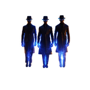 Floating Faceless Men Vinyl Car Decal Sticker – Waterproof & UV-Resistant 8"