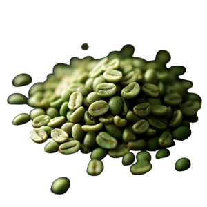 Green Coffee Beans Vinyl Car Decal Sticker – Waterproof & UV-Resistant 8"