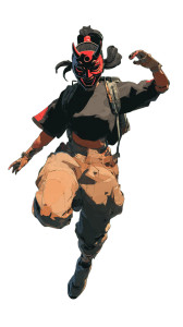 Cyber Hero Jump Vinyl Car Decal Sticker – Waterproof & UV-Resistant 8"