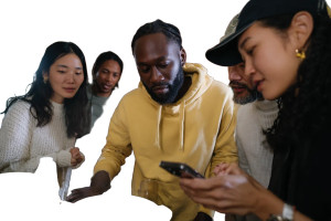 Friends Cooking Together Vinyl Car Decal Sticker – Waterproof & UV-Resistant 8"