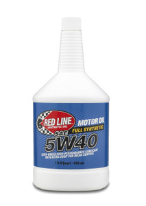 Red Line Oil Synthetic SAE 5W-40 Quart | Turbocharged Performance Formula | Fully Synthetic Ester for Cars, Trucks, Marine | Extended Drain Intervals | Improved Efficiency & Power Red Line Oil Synthetic SAE 5W-40 Quart | Turbocharged Performance Formula | Fully Synthetic Ester for Cars, Trucks, Marine | Extended Drain Intervals | Improved Efficiency & Power