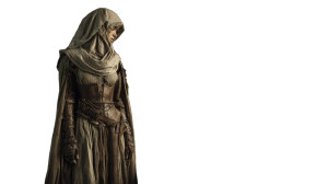 Veiled Medieval Cartographer Vinyl Car Decal Sticker – Waterproof & UV-Resistant 8"