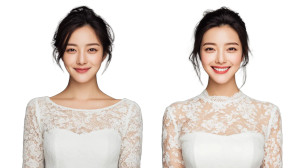 Korean Woman Transformation Vinyl Car Decal Sticker – Waterproof & UV-Resistant 8"