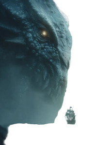 Cosmic Sea Creature Vinyl Car Decal Sticker – Waterproof & UV-Resistant 8"