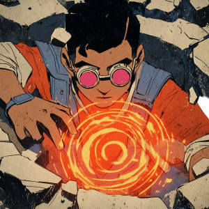 Anime Wizard Man Vinyl Car Decal Sticker – Waterproof & UV-Resistant 8"