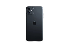 Minimalist Black Iphone V2 Vinyl Car Decal Sticker – Waterproof & UV-Resistant 8"