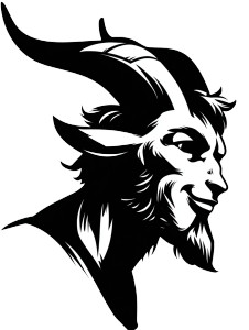 Friendly Kid Faun Vinyl Car Decal Sticker – Waterproof & UV-Resistant 8"