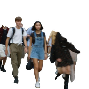 Students In Rome Vinyl Car Decal Sticker – Waterproof & UV-Resistant 8"