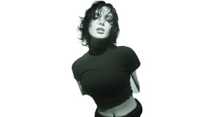 Futuristic Model Pose Vinyl Car Decal Sticker – Waterproof & UV-Resistant 8"