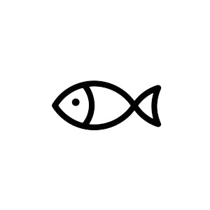 Chubby Fish Logo Vinyl Car Decal Sticker – Waterproof & UV-Resistant 8"