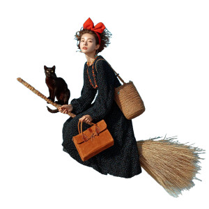 Kiki Cosplayer Flying V2 Vinyl Car Decal Sticker – Waterproof & UV-Resistant 8"