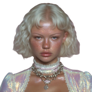 Shimmering Pink Model Vinyl Car Decal Sticker – Waterproof & UV-Resistant 8"