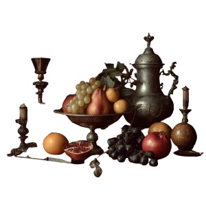 Still Life Fruits Vinyl Car Decal Sticker – Waterproof & UV-Resistant 8"