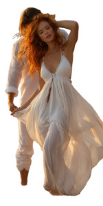 Dancing At Sunset V3 Vinyl Car Decal Sticker – Waterproof & UV-Resistant 8"