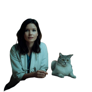 Veterinarian With Cat Vinyl Car Decal Sticker – Waterproof & UV-Resistant 8" Veterinarian With Cat Vinyl Car Decal Sticker – Waterproof & UV-Resistant 8"